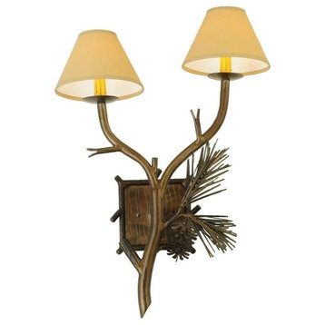 27H Lone Pine 2 LT Wall Sconce