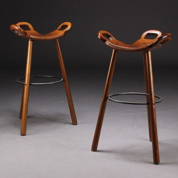 Vintage Barhocker, 2er Set
