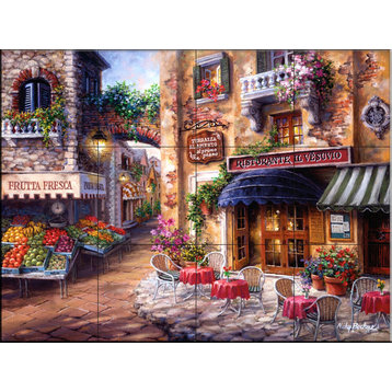 Tile Mural, Buon Appetito 2 by Nicky Boehme