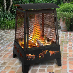 Haywood Wildlife Fire Pit - Fire Pits