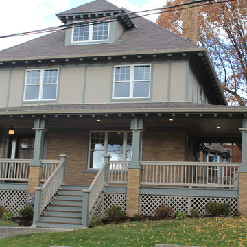 Front View of Exterior Full Front Deck