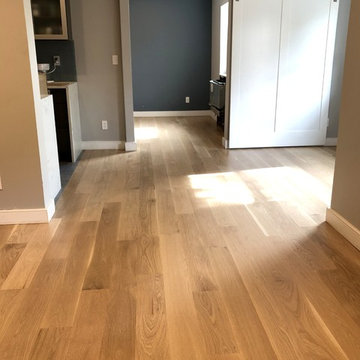 ROCKVILLE CENTRE 6" WHITE OAK INSTALLED + FINISHED BONA NORDIC SEAL + TRAFFIC HD