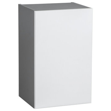 24 x 24 Wall Cabinet-Single Door-with White Gloss door