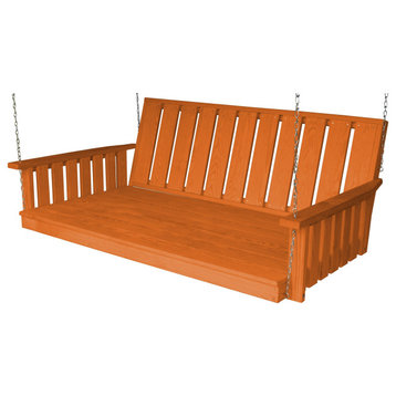 Pressure Treated Pine 75" Wingate Swingbed, Redwood Stain