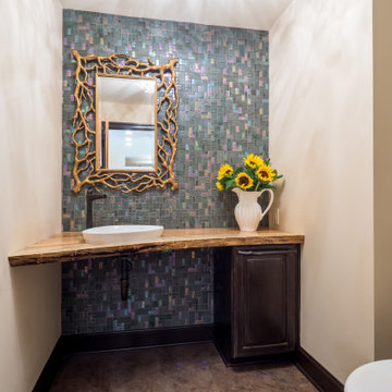 Artsy Powder Bathroom