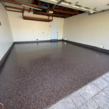 Full-Broadcast Garage Epoxy & Precision Stem Wall Coating | Ventura, CA