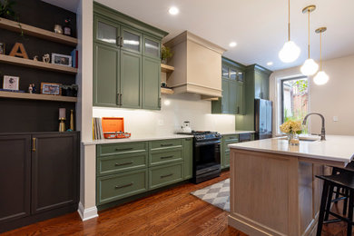 Inspiration for a transitional kitchen remodel in Other
