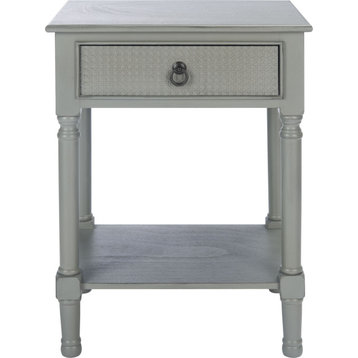 Haines Accent Table, Distressed, Gray