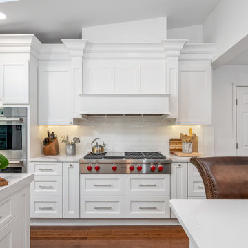 Transitional White Kitchen Remodel Penn Valley, PA