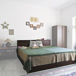Metaphor | Children's Double Bed with Under-Bed and Headboard Storage - Kids Beds