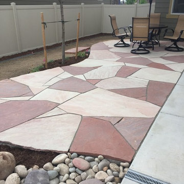 Patchwork Flagstone Patio
