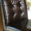 Jordana Leather Bar Stool, Brown