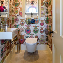 Barton corner cloakroom