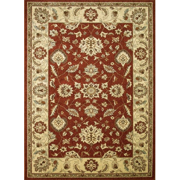 Concord Global Chester 9700 Oushak Rug 3'3"x4'7" Red Rug
