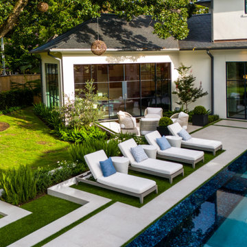 Landscape and negative edge pool