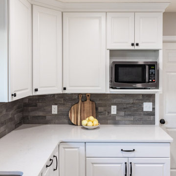 White Out Traditional Kitchen Remodel