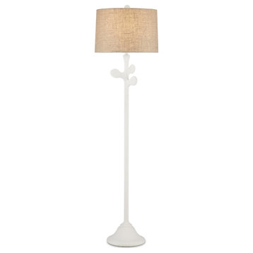 Charny White Floor Lamp