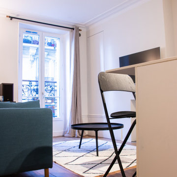 Rénovation complète appartement 38m2 Paris 18ème