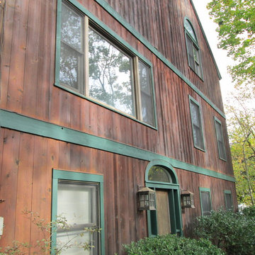 translucent cedar siding