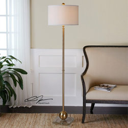 Laton Floor Lamp | Uttermost - Floor Lamps