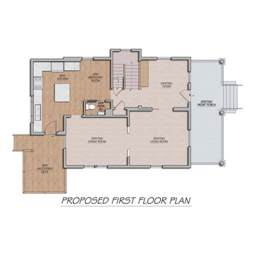 Historic Addition with New Kitchen and Bathrooms