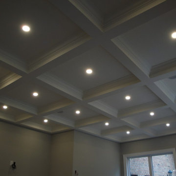 Missisauga Coffer Ceiling, Crown moulding, Casing, Window Trim