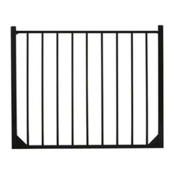 Specrail - Specrail Gates: Meriden 48 in. x 48 in. Single Aluminum Gate 2-Rail Meriden 9482 - Home Fencing And Gates