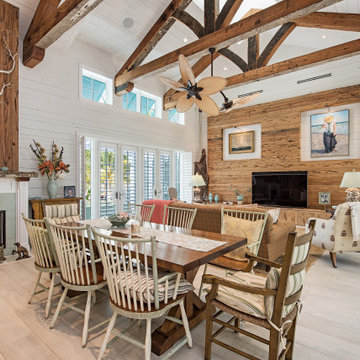 Beach Style Dining Room