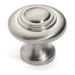 Dynasty Hardware - Super Saver K-9229 Concentric Cabinet Knob, Satin Nickel - Cabinet And Drawer Knobs