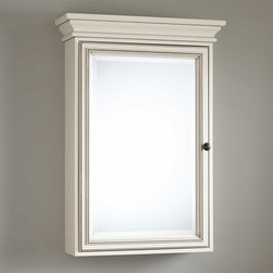 25" MISSCHON MEDICINE CABINET - ANTIQUE WHITE - Medicine Cabinets