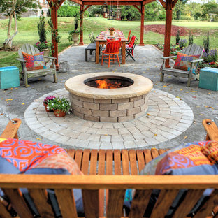 Design ideas for an eclectic patio in Richmond.