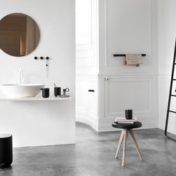 Norm - Towel Ladder Black/Dark Oak - Towel Rails and Hooks