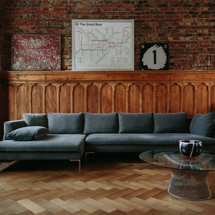 75 Most Popular Living Room with Red Walls Design Ideas for 2018