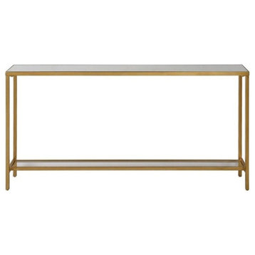 Maklaine Console Table in Gold