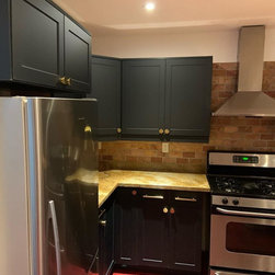 Profile I Cabinets in Black Serica - Kitchen Cabinetry
