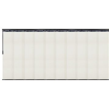 Fidel 10-Panel Track Extendable Vertical Blinds 120-218"W