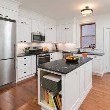 West Philadelphia: Transitional Kitchen Remodel in Victorian Twin