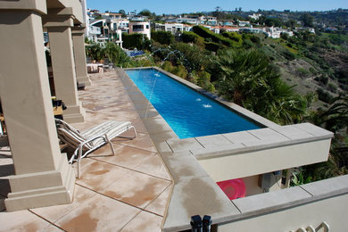 Photo of a mediterranean pool in Los Angeles.