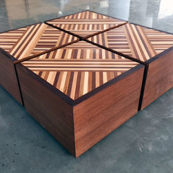Houston 4 Piece Coffee Table Set - Coffee Table Sets