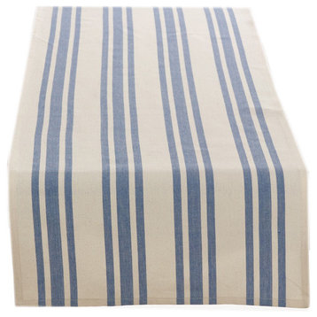 Cotton Dauphine Collection Striped Design Table Runner, Style 2