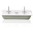 Large 48" Kohler Farm Sink Cast Iron Porcelain Trough Sink Package Green Blue