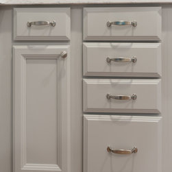 Gorgeous and Bright Light Gray Kitchen - Kitchen Fixture Parts
