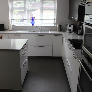 Stunning German Kitchen in Hatch End, London by Kudos Interior Designs