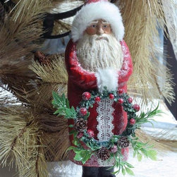Snowbound Santa Figurine - Holiday Accents And Figurines