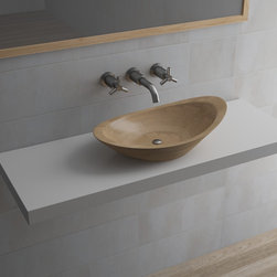 Wooden sink - Vanity Tops And Side Splashes