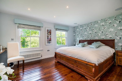 Photo of a classic bedroom in Hertfordshire.