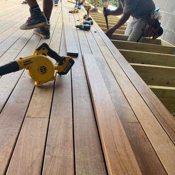 RECLAMED BARN BOARD SIDING / IPE DECKING