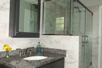 Bathroom - transitional bathroom idea in New York