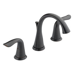 Delta Lahara&reg; Two Handle Widespread Lavatory Faucet - Bathroom Sink Faucets