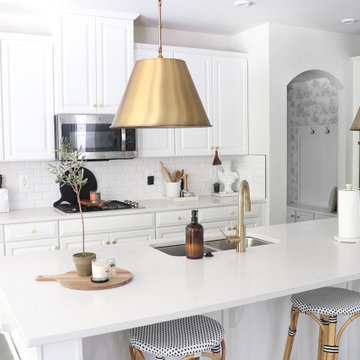 Bright White Modern Kitchen